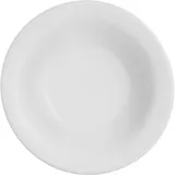 Тарелка глубокая «Ресторан» для фруктов стекло 100мл D=120,H=25мм белый