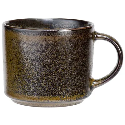 Чашка чайная «Юкатан» керамика 180мл D=75мм коричнев.
