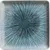 Тарелка «Нанокрем Блю» фарфор ,L=19,B=19см голуб., Форма: квадратная