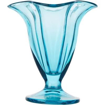 Креманка «Энджой» стекло 170мл D=113/70,H=130мм синий, изображение 2