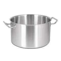 Кастрюля с крышкой сталь нерж. 23л D=36,H=22см матовый