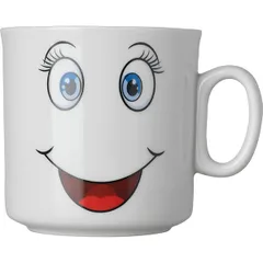 Mug “Smile” porcelain 200ml white