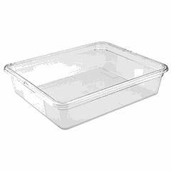 Gastronorm container (2/1)  polycarbonate , H=20, L=65, B=53 cm  transparent.