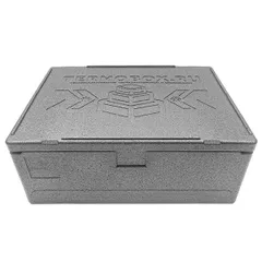 Термоконтейнер «Лайт» до 30 кг полипроп. 84л ,H=32,L=80,B=60см черный, изображение 3