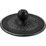 Крышка для чайника 0,9л чугун D=90/68,H=40мм металлич.