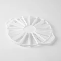 Делитель для торта на 14-16 кусков полипроп. D=26,5,L=32,4см белый, изображение 2