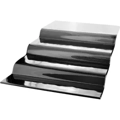 Горка фуршетная 4 ступеньки стекло ,H=12,L=67,B=40см черный