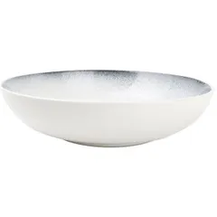 Salad bowl porcelain D=25,H=6cm white,gray