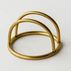 Салфетница «Брасс» дуга латунь D=10,H=7см золотой