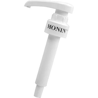 Дозатор для сиропов «Монин» 0,7 л пластик 5мл ,H=39,5см белый, изображение 2