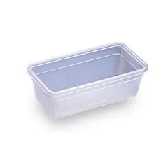 Gastronorm container (1/3)  polyprop. , H=10, L=32.5, B=17.6 cm  semi-transparent.