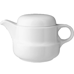 Чайник заварочный «Акапулько» фарфор 350мл D=95,H=89,L=145,B=89мм белый