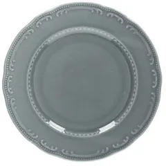 Тарелка «В.Виена Шарм» мелкая фарфор D=21,H=2см серый