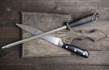 Мусат для ножей: материалы, правила использования и ухода