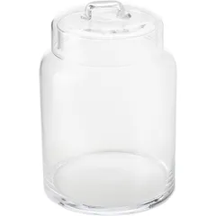 Round jar with lid “Inspired” with lid  glass  5 l  D=19.2, H=29.5 cm  clear.