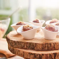 Соусник «Аппетайзер» овальный фарфор 60мл ,H=3,L=10,B=7см белый, изображение 2