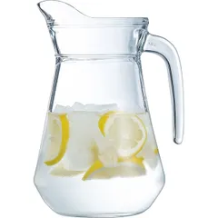 Кувшин стекло 1,3л D=16,3,H=21,7см прозр., изображение 2