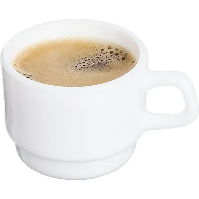 Чашка кофейная «Ресторан» стекло 80мл D=60,H=50,L=75мм белый, Объем по данным поставщика (мл): 80, изображение 3