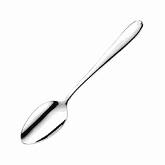 Coffee spoon “Palladium”  stainless steel , L=110/35, B=2mm  metal.