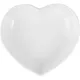 Блюдо-сердце д/компл. «Кунстверк» фарфор ,H=11,L=78,B=65мм белый, изображение 2