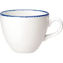 Tea cup “Blue Dapple”  porcelain  350 ml  D=10.5 cm  white, blue