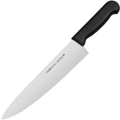 Нож поварской «Проотель» сталь нерж.,пластик ,L=380/245,B=50мм металлич.