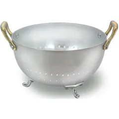 Bread basket 2 handles “Tavola Le Picole Gold Age” aluminum D=16cm metal,gold