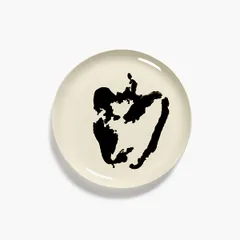 Тарелка «Фист» керамика D=265,H=20мм белый,черный