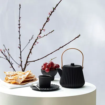 Пиала для чая «Пекое» керамика 135мл D=92,H=62мм черный, изображение 9