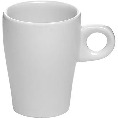 Чашка кофейная «Кунстверк» фарфор 90мл D=56,H=70,L=78мм белый, изображение 2