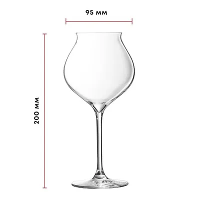 Бокал для вина «Макарон Фасинейшн» хр.стекло 400мл D=95,H=200мм прозр., Объем по данным поставщика (мл): 400, изображение 5