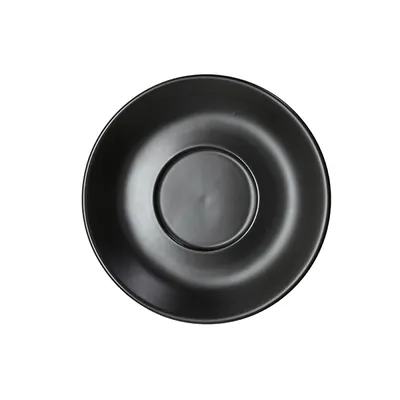 Блюдце «Алберго» фарфор D=12,H=2см черный