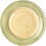 Тарелка «Феннель» сервировочная фарфор D=300,H=23мм зелен.,бежев.