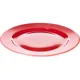Тарелка мелкая с широким краем фарфор D=265,H=15мм белый,красный, изображение 2