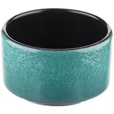 Сахарница «Млечный путь изумрудный» без крышки фарфор 350мл D=100,H=65мм изумруд.,черный