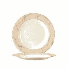 Тарелка «Сахара» стекло D=19,5см бежев.,песочн.