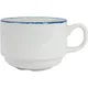 Чашка чайная «Блю Дэппл» фарфор 170мл D=75,H=60мм белый,синий, Объем по данным поставщика (мл): 170