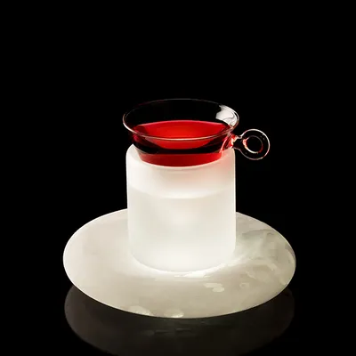Стакан для коктейлей с охладителем стекло борос. 150мл D=9,H=12см прозр., изображение 2