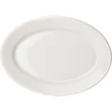 Блюдо «Принцип» овальное фарфор ,H=25,L=240,B=170мм белый