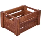 Подставка для набора для специй дуб ,H=11,L=22,8,B=16,5см коричнев.