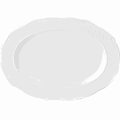 Herring holder “Aphrodite”  porcelain ,H=25,L=240,B=165mm white
