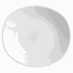 Deep plate “Taste”  porcelain  1 l , H=55, L=260, B=235mm  white