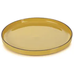 Тарелка «Карактэр» с высоким бортом керамика D=260,H=22мм желт., изображение 2