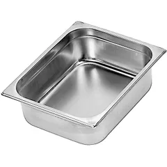 Gastronorm container (1/6)  stainless steel  3 l , H = 20, L = 17.6, B = 16.2 cm  metal.