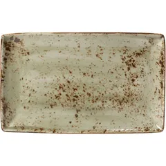 Dish “Kraft Green” rectangular  porcelain ,H=24,L=270,B=168mm green.