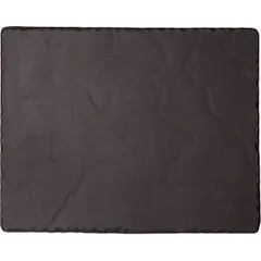 Блюдо для подачи «Базальт» керамика ,L=30,B=20см черный,матовый