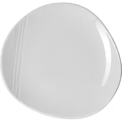 Тарелка «Органикс» фарфор D=255,H=35мм белый