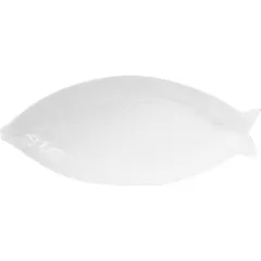 Dish “Kunstwerk” fish  porcelain ,H=31,L=440,B=190mm white