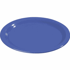 Тарелка пластик D=230,H=23мм синий