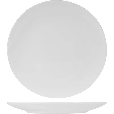 Тарелка «Кунстверк» мелкая без борта фарфор D=30см белый, Диаметр (мм): 300